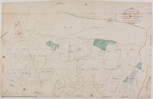 Montrond, section B, la Rochère, feuille 2.
