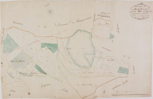Montrond, section B, la Rochère, feuille 4.