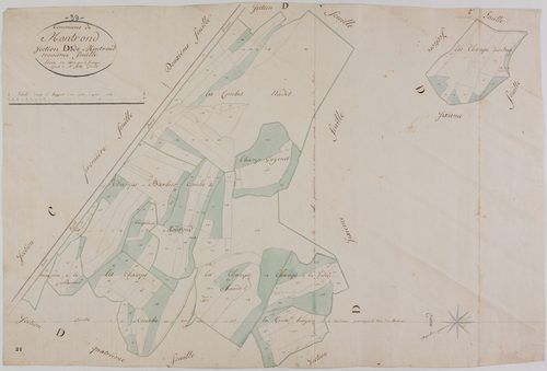 Montrond, section D, Montrond, feuille 3.