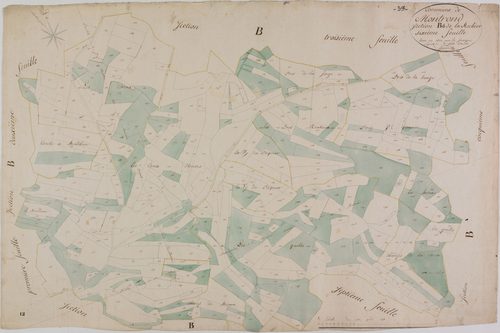 Montrond, section B, la Rochère, feuille 6.