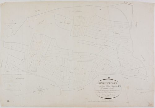 Mont-sur-Monnet, section C, Chanois, feuille 2.