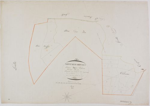 Mont-sur-Monnet, section A, Balerne, feuille 6.