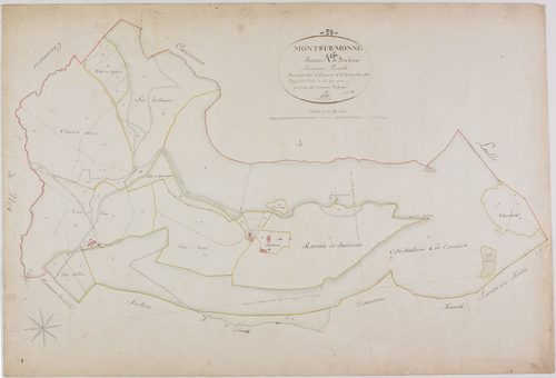 Mont-sur-Monnet, section A, Balerne, feuille 1.