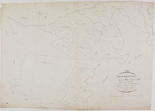 Mont-sur-Monnet, section C, Chanois, feuille 4.