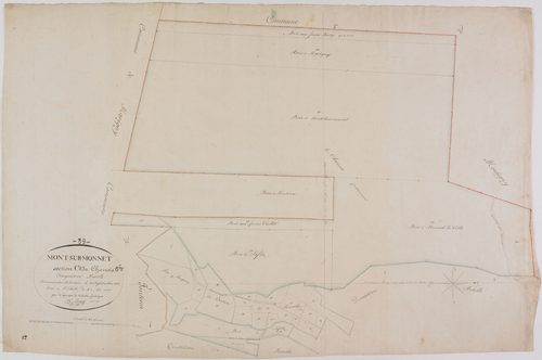 Mont-sur-Monnet, section C, Chanois, feuille 5.