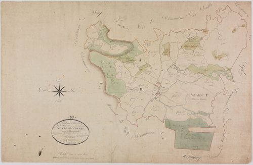 Mont-sur-Monnet, tableau d'assemblage.