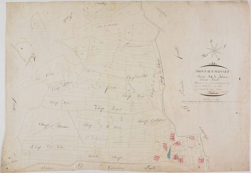 Mont-sur-Monnet, section A, Balerne, feuille 4.