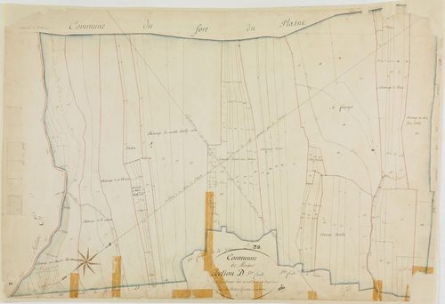 Morbier, section D, Les Marais, feuille 5.géomètre : Sauldubois