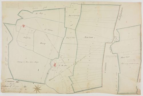 Morbier, section C, les Preez, feuille 5.géomètre : Sauldubois