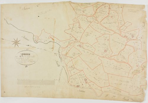 Morbier, section E, les Buclets et Bataillard, feuille 3.géomètre : Romand