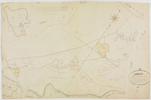 Morbier, section E, les Buclets et Bataillard, feuille 4.géomètre : Romand