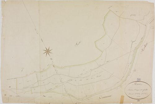 Morez, section unique, feuille 12.géomètre : Tabey