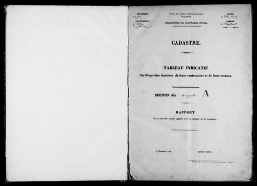 Etat de sections.