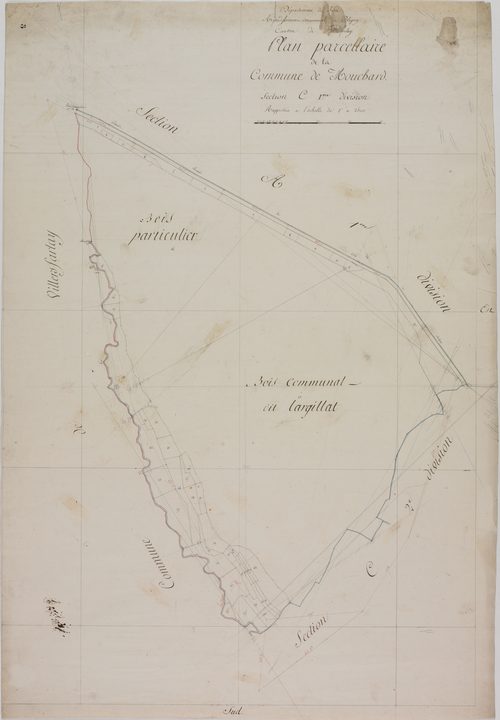 Mouchard, section C, feuille 1.
