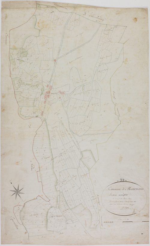 Mournans, section unique, feuille 2.