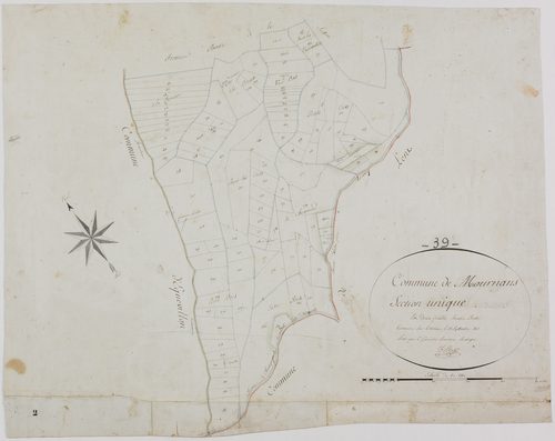 Mournans, section unique, feuille 1.