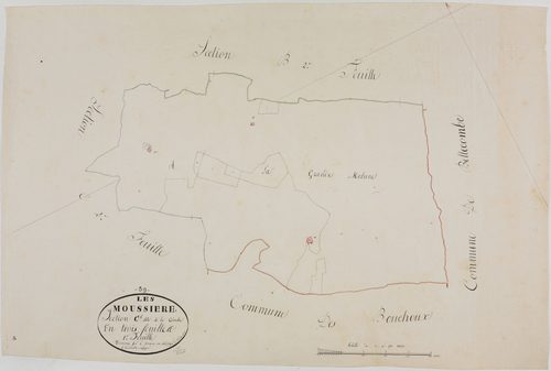 Moussières (Les), section C, la Coinche, feuille 1.géomètre : ?