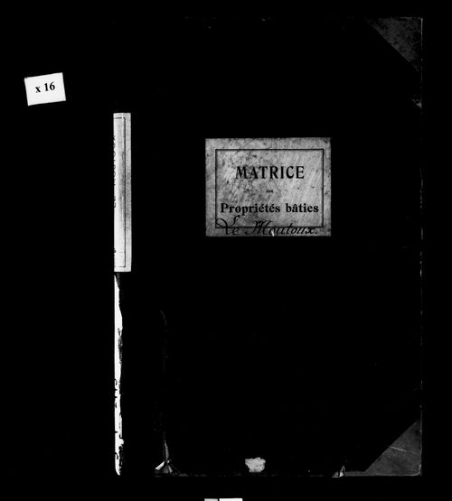 Matrice des propriétés bâties.