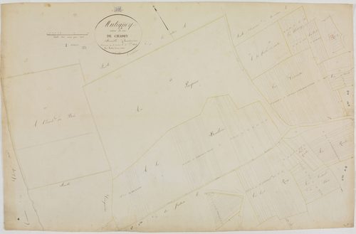 Mutigney, section A, Chassey, feuille 4.géomètre : Mathieu