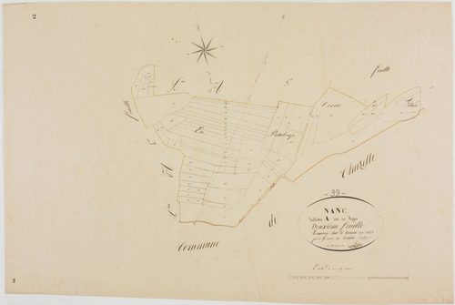 Nanc-lès-Saint-Amour, section A, les Rippes, feuille 2.géomètre : Trésy