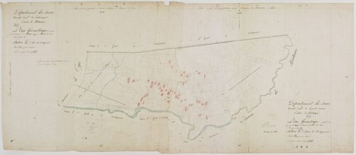 Nance, section D, feuilles 1 et 2.géomètre : Grenot