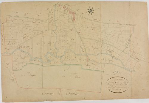 Nancuise, section B, le Levant, feuille 1.géomètre : Petite