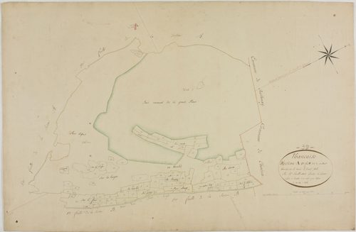 Nancuise, section A, le Couchant, feuille 4.géomètre : Sauldubois