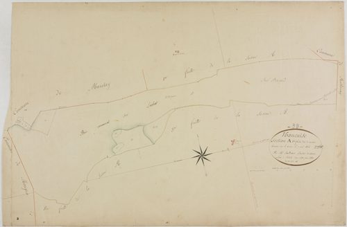 Nancuise, section A, le Couchant, feuille 2.géomètre : Sauldubois