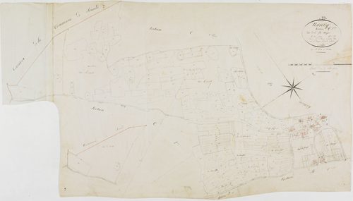 Nantey, section C, la Fin Maigre, feuille 1.géomètre : Rosset