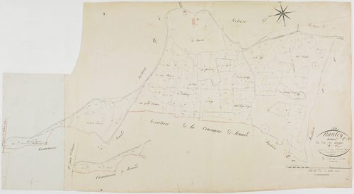 Nantey, section C, la Fin Maigre, feuille 3.géomètre : Rosset