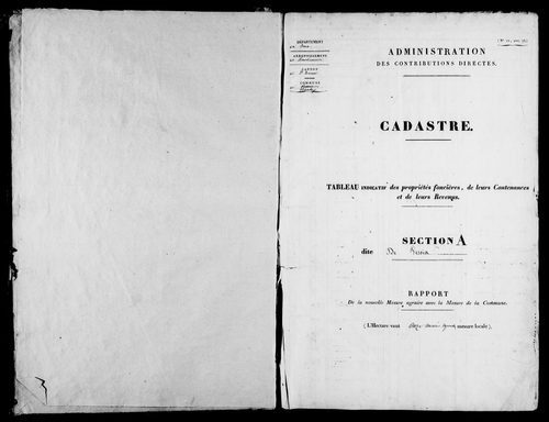 Etat de sections.