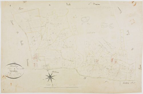 Nantey, section A, Vessia, feuille 1.géomètre : Grenier