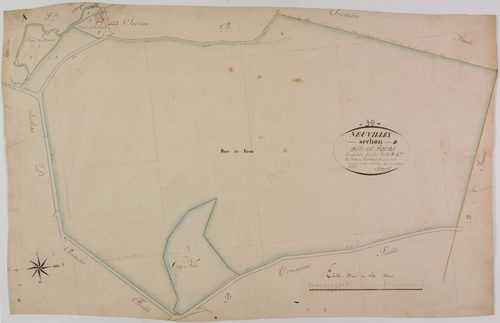 Neuvilley, section B, Foras, feuille 4.