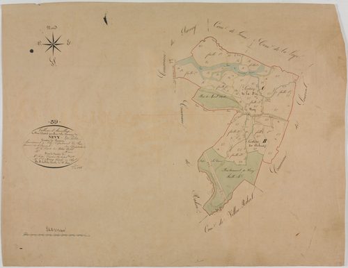 Nevy-lès-Dole, tableau d'assemblage.géomètre : Sauldubois