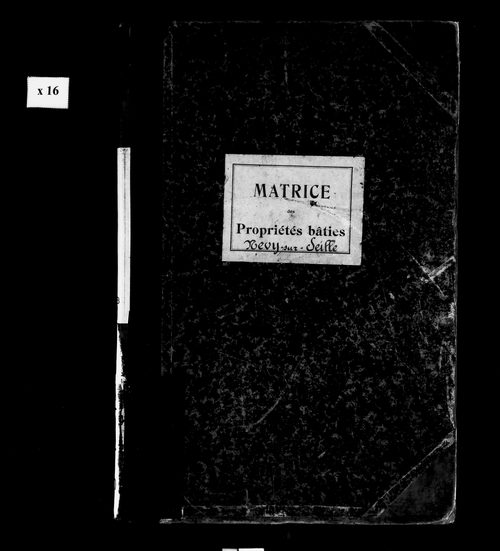 Matrice des propriétés bâties.