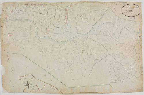 Nevy-sur-Seille, section B, Billin, feuille 2.géomètre : Mathieu