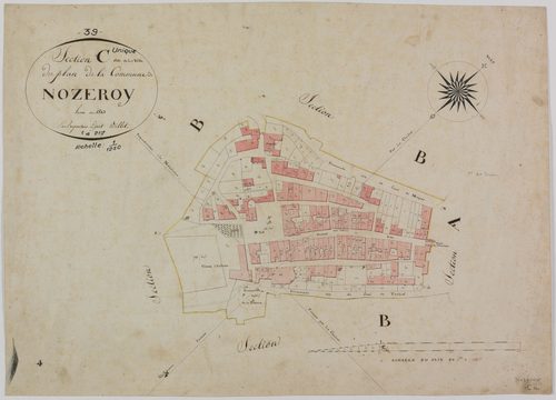 Nozeroy, section C, feuille unique.