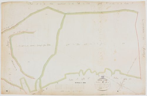 Offlanges, section B, le Levant, feuille 6.géomètre : Billet