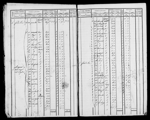 Etat de sections et matrice foncière.