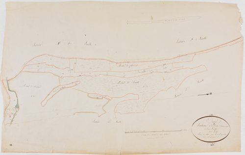 Onoz, section E, Beaume Noire, feuille 3.géomètre : Romand
