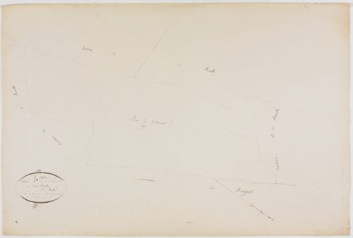 Onoz, section B, Satonnat, feuille 3.géomètre : Romand