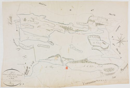 Onoz, section B, Satonnat, feuille 1.géomètre : Bénier