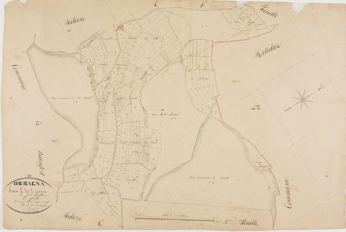 Orbagna, section C, Crève-Coeur, feuille 2.géomètre : Bénier