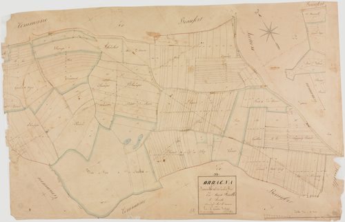 Orbagna, section A, les Grands Prés, feuille 1.géomètre : Cordier