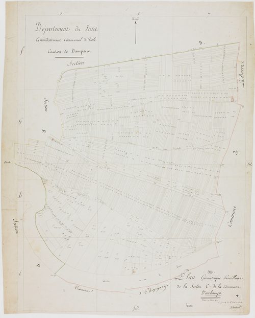 Orchamps, section C, feuille unique.géomètre : Chavassine