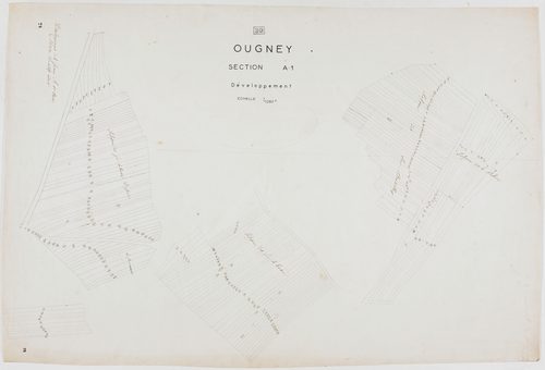 Ougney, section A, Grange Ronde, feuille 1.géomètre : [?]