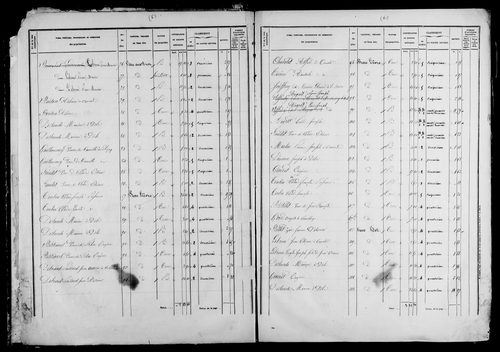 Etat de sections et matrice foncière.