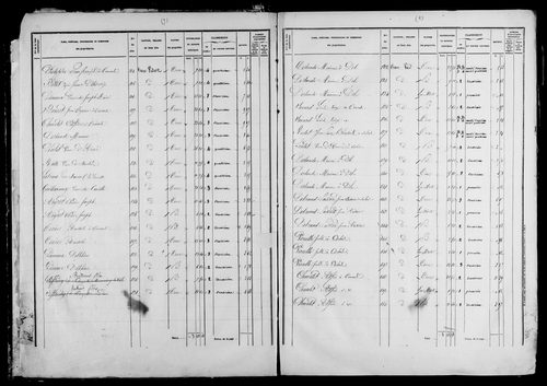 Etat de sections et matrice foncière.