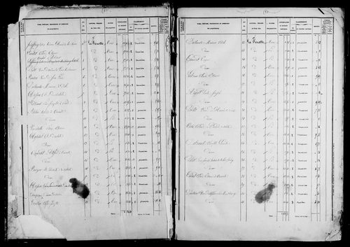 Etat de sections et matrice foncière.