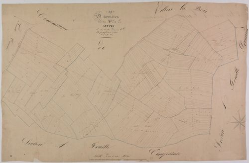Oussières, section A, les Settes, feuille 2.